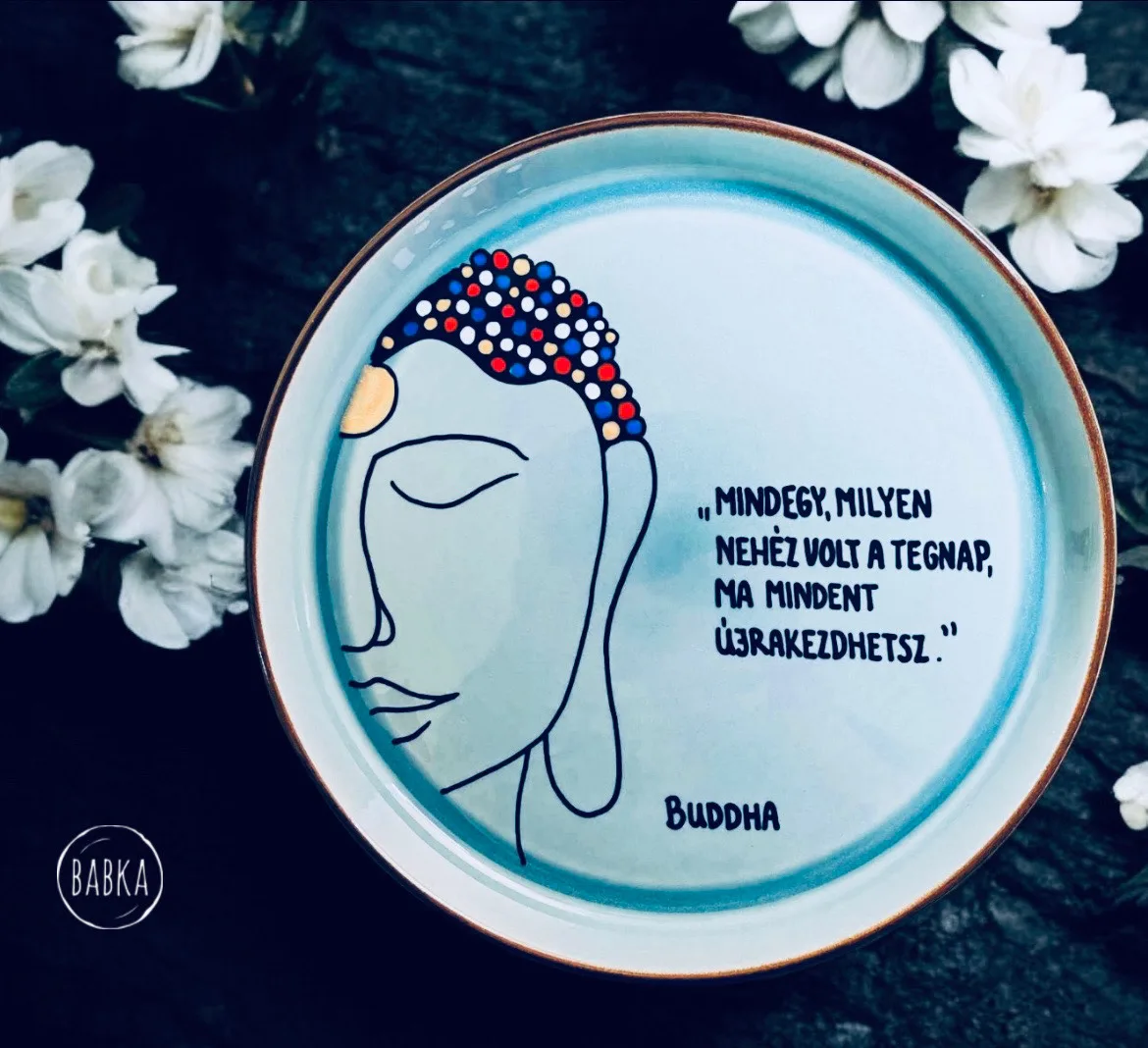 Buddha pogácsás tál