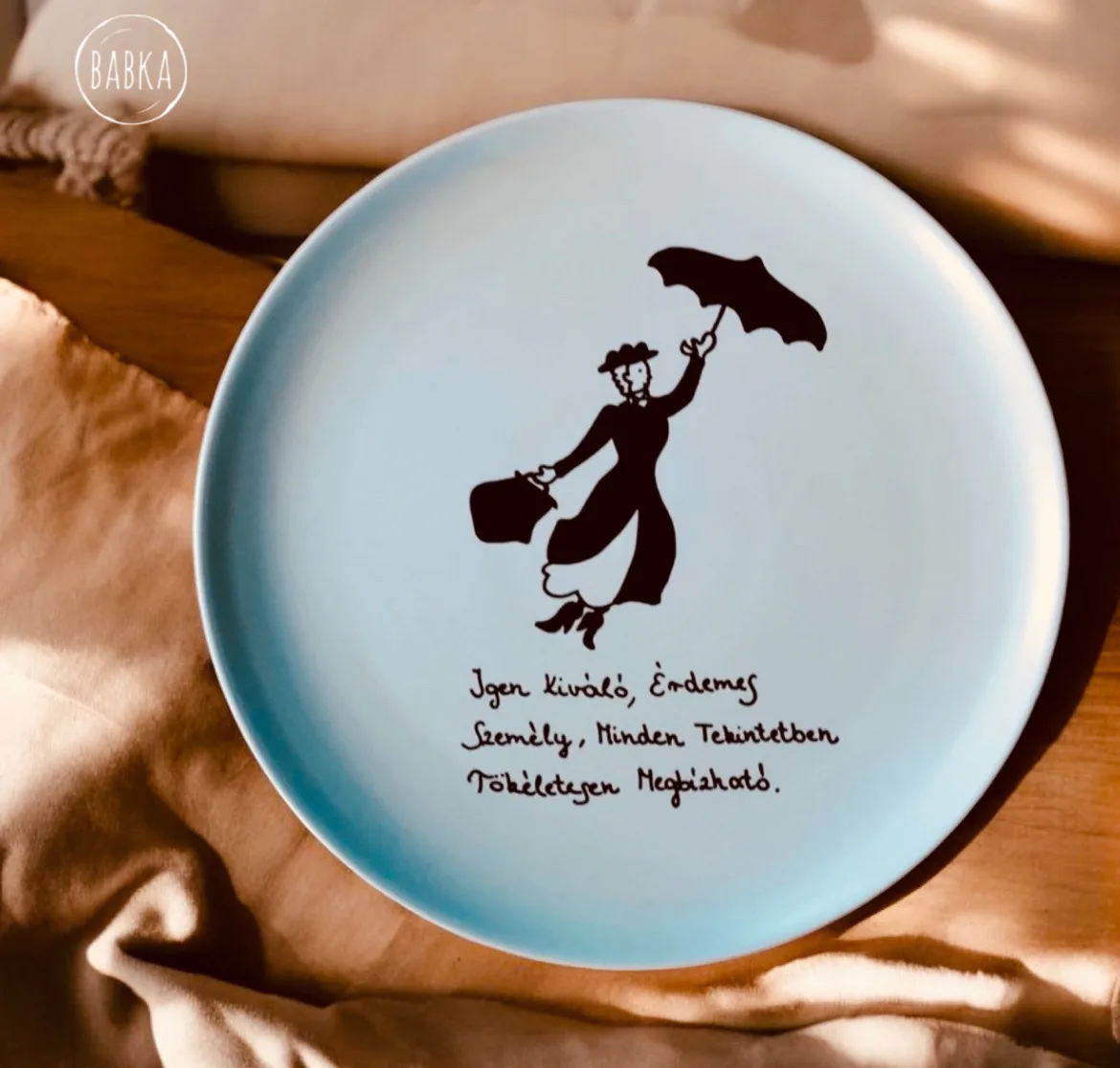 Mary Poppins tányér
