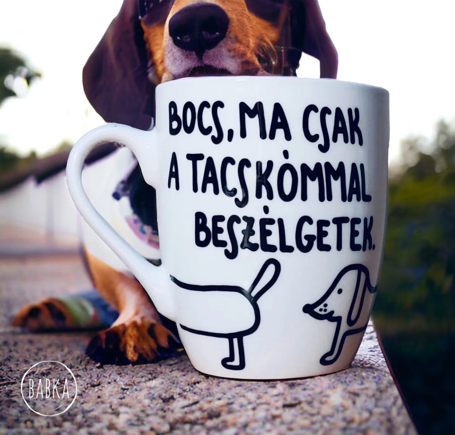 Tacskó bögre