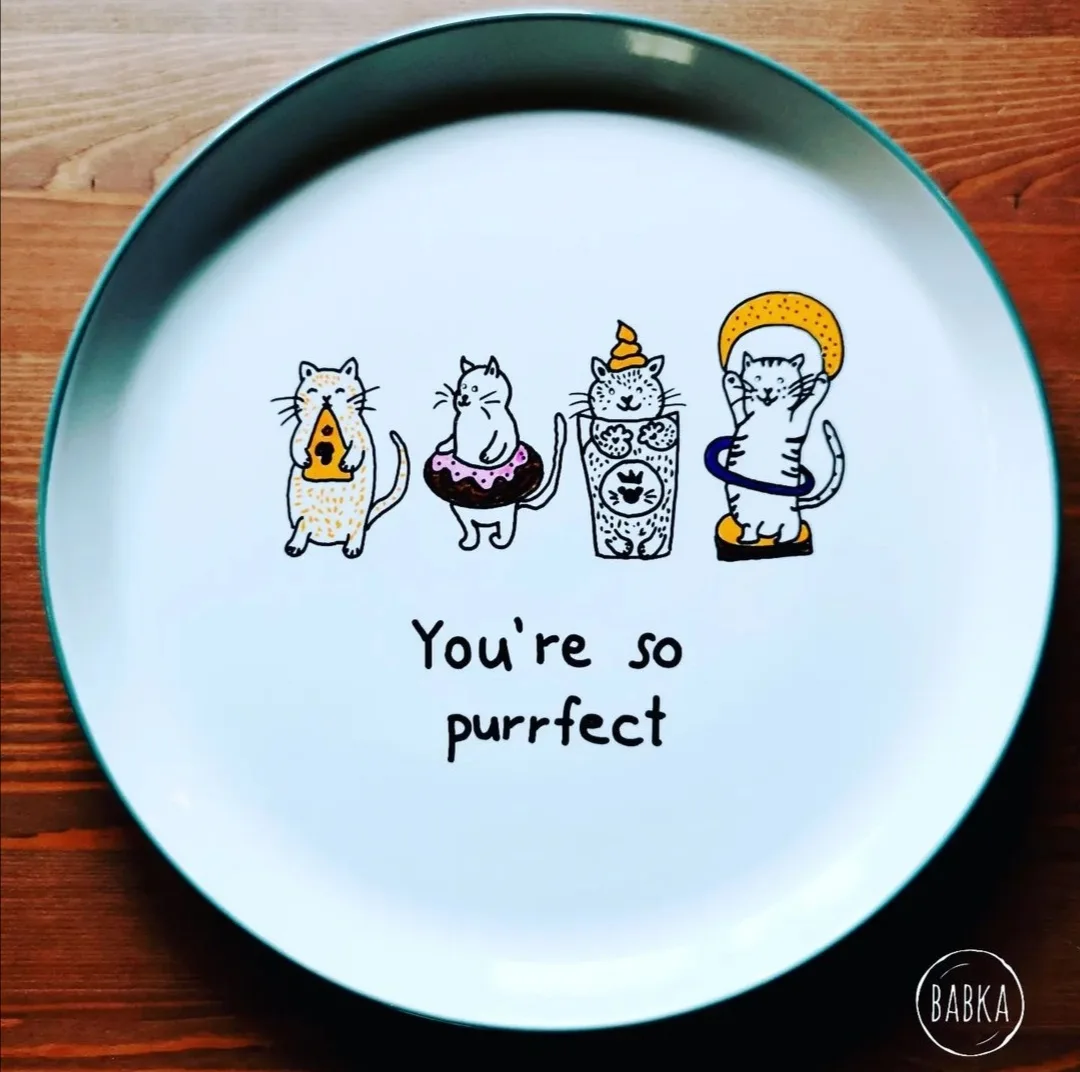 Purrfect tányér