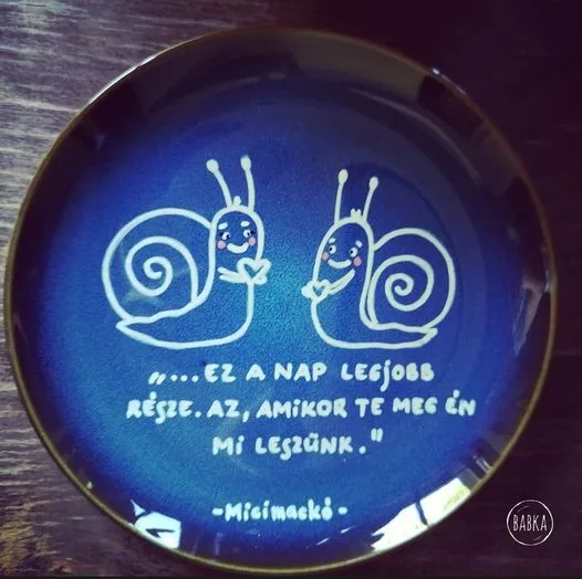 A nap legjobb része tányér