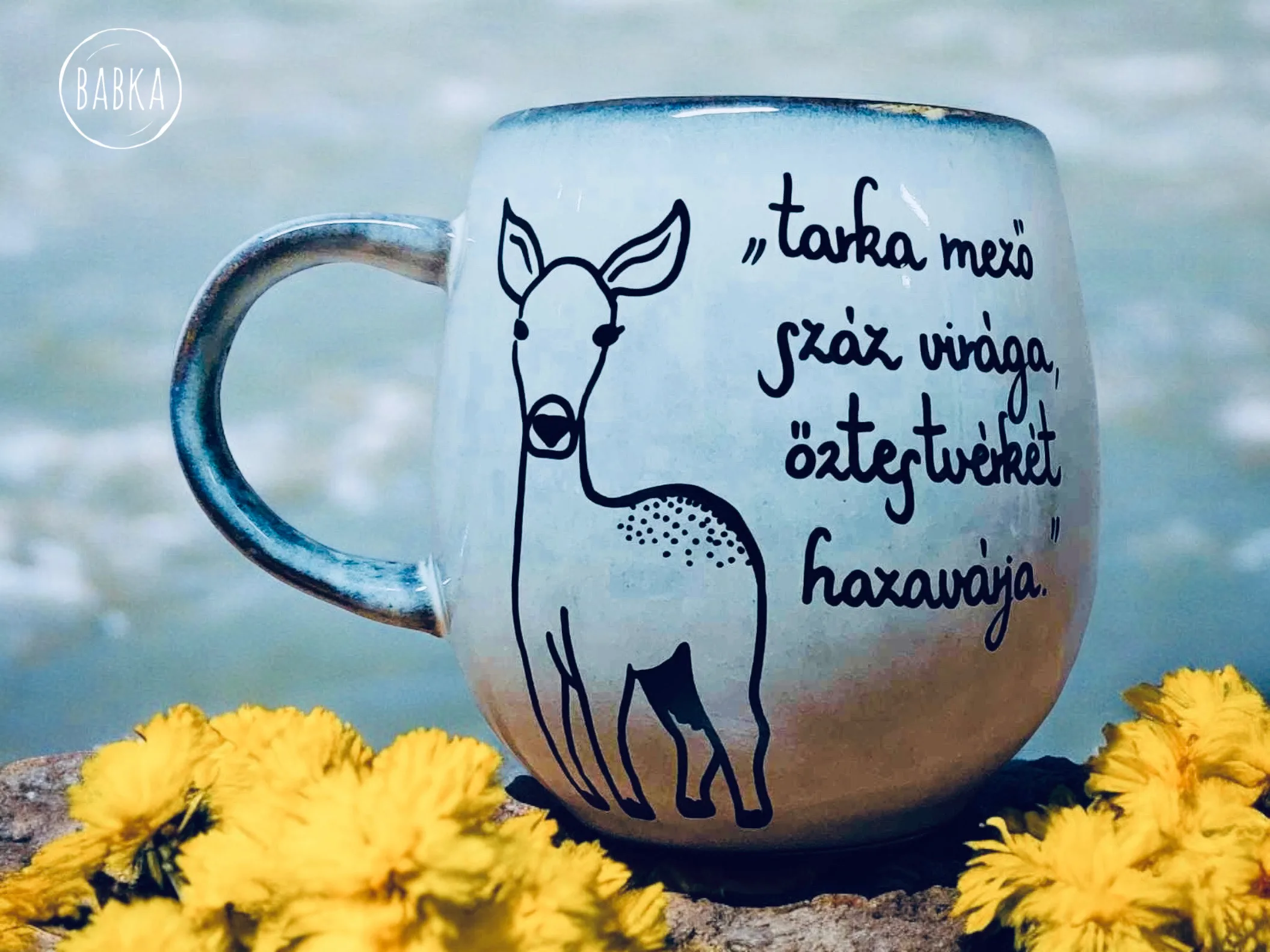 Őzike bögre