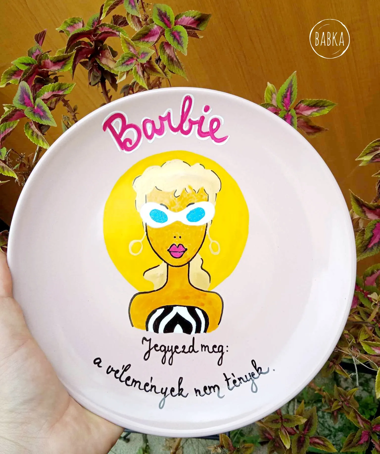 Barbie tányér
