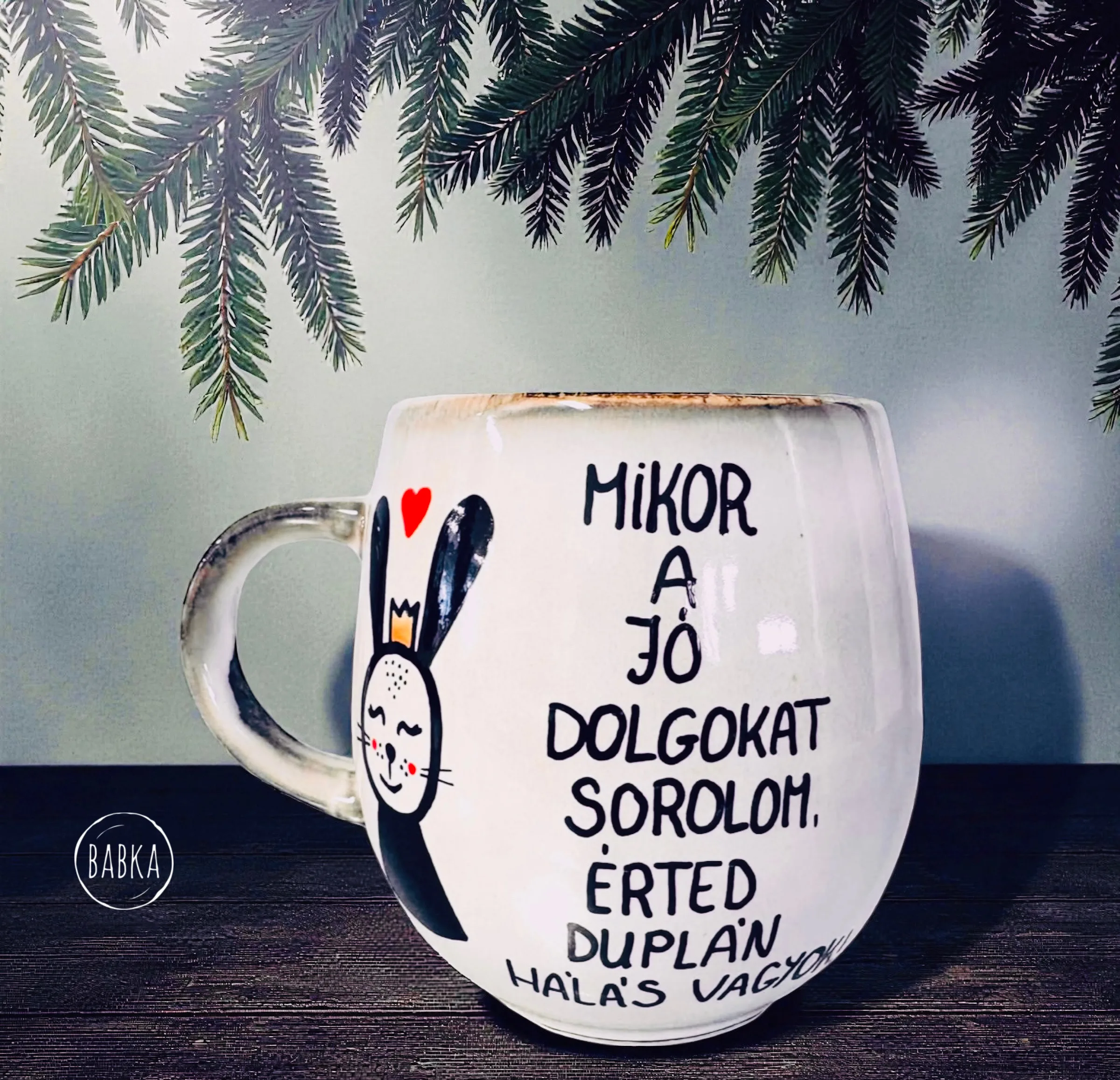 Hála bögre (nyuszi)