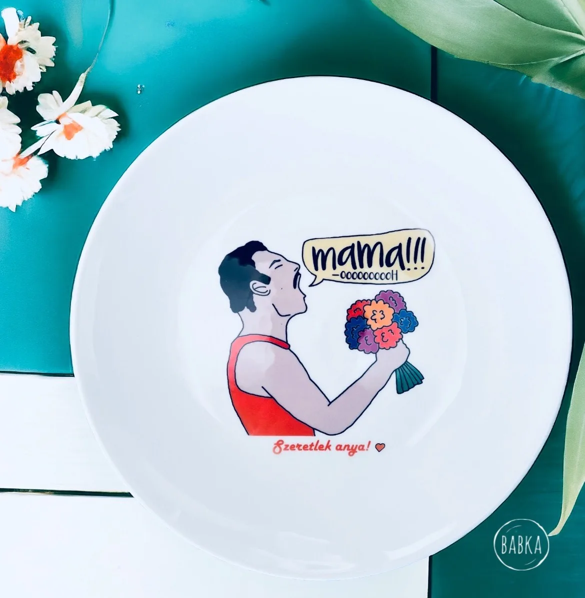 Reggeliző tányér (Mama) (Freddie Mercury)