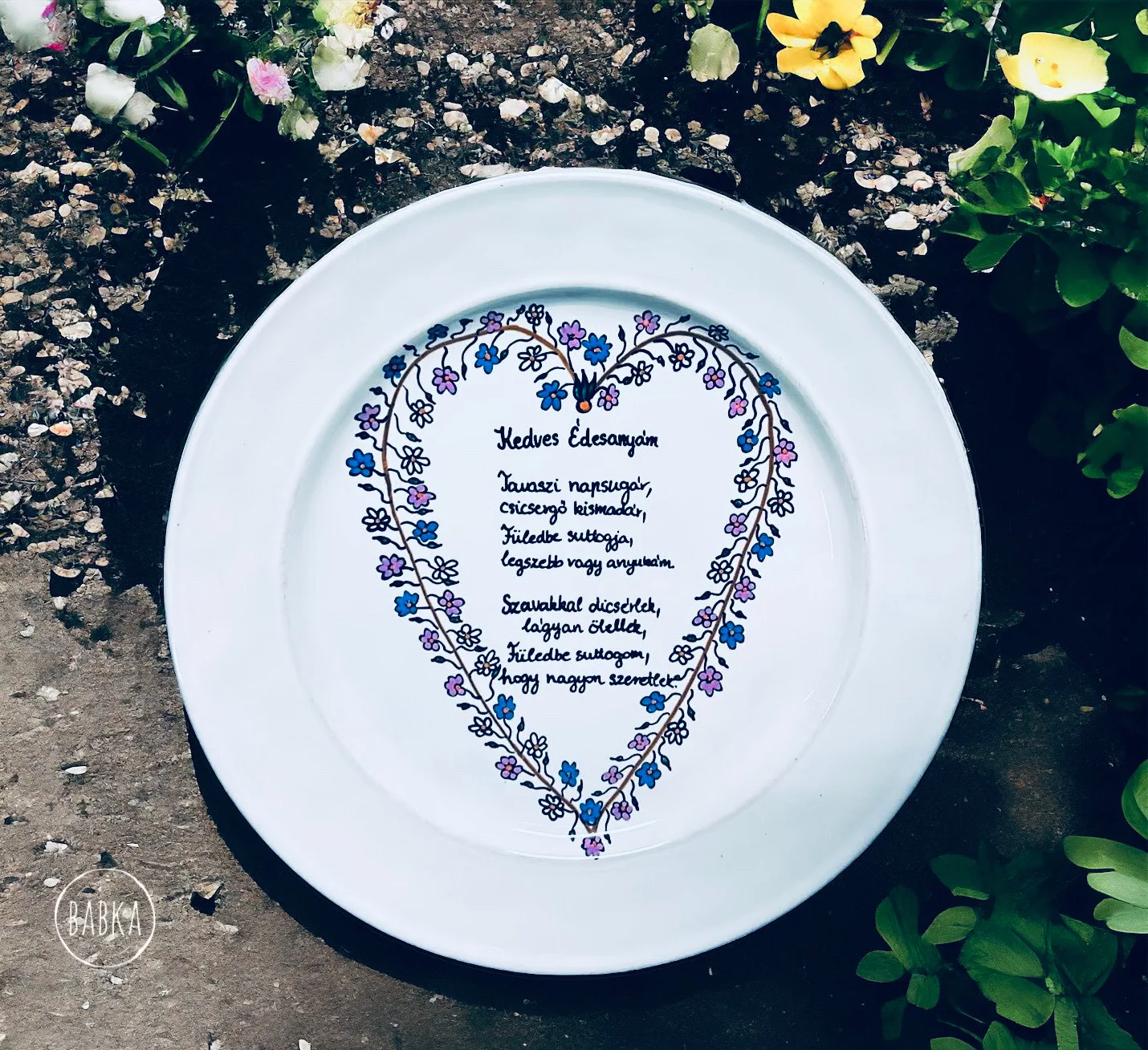 Kedves Édesanyám (Füledbe suttogom, hogy nagyon szeretlek.) (27cm)