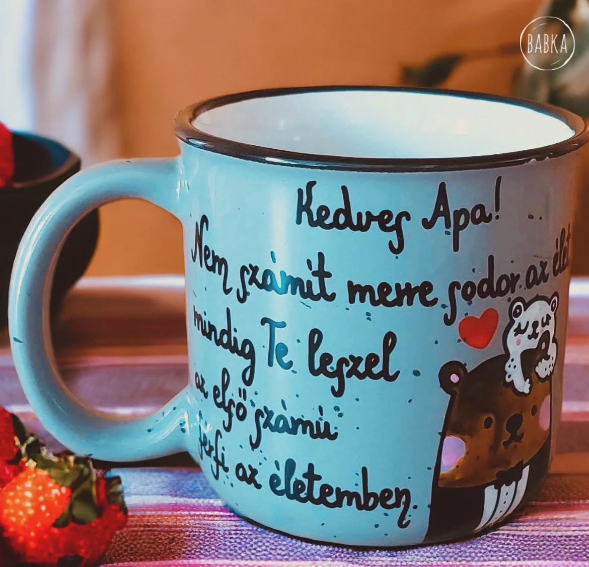 Apa maci (Nem számít merre sodor az élet, mindig te leszel az első számú férfi az életemben.) LIMITÁLT!