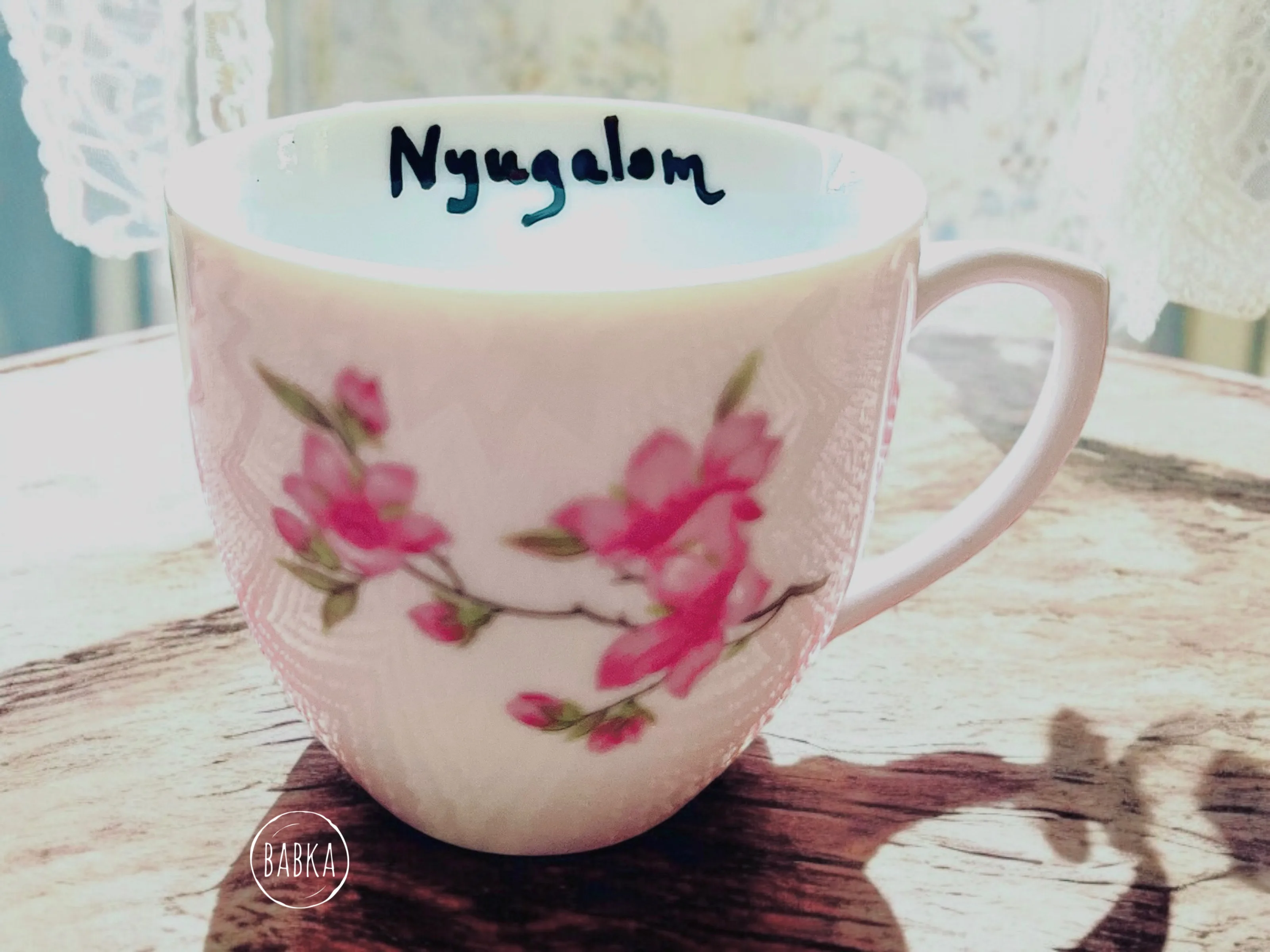 Nyugalom (vintage porcelán csésze)