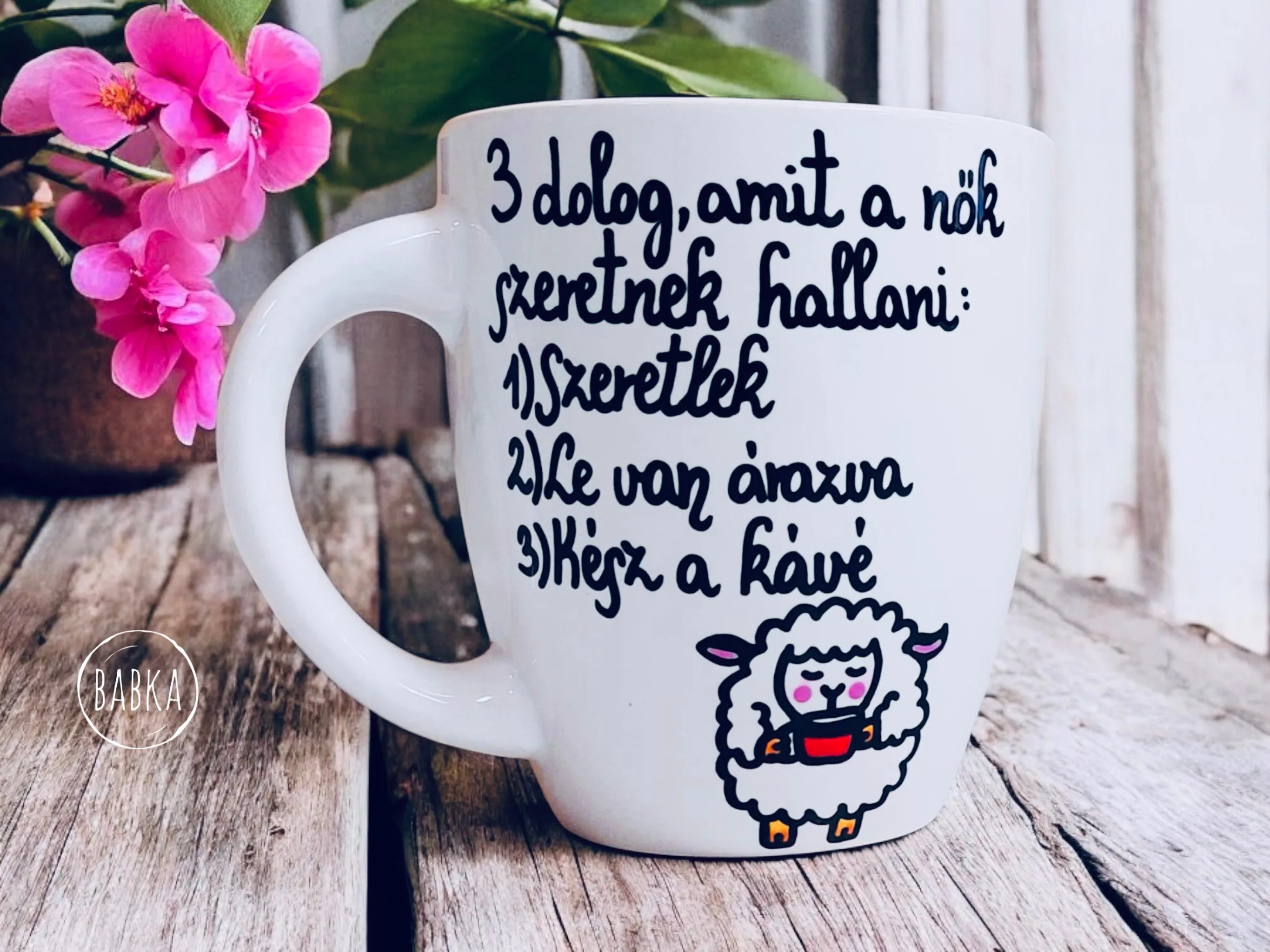 3 dolog, amit a nők szeretnek hallani (bögre) (bari)