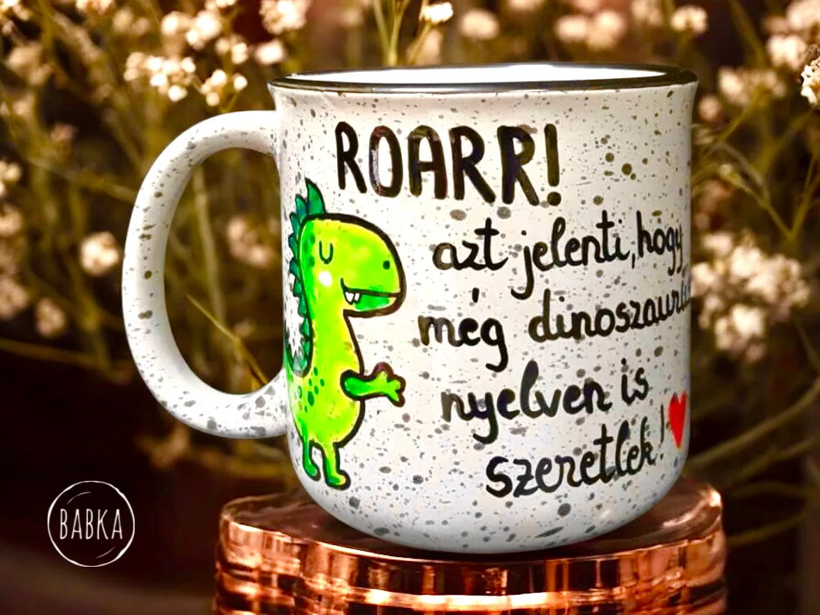 Roarr! (szerelem)(bögre) (dínó)
