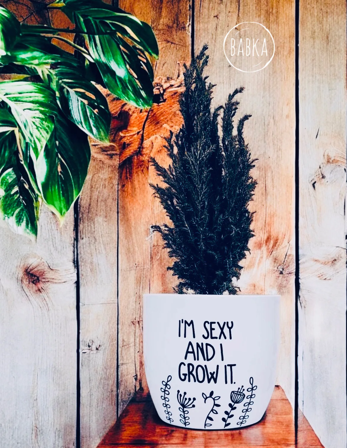 I'm sexy and I grow it (kaspó)