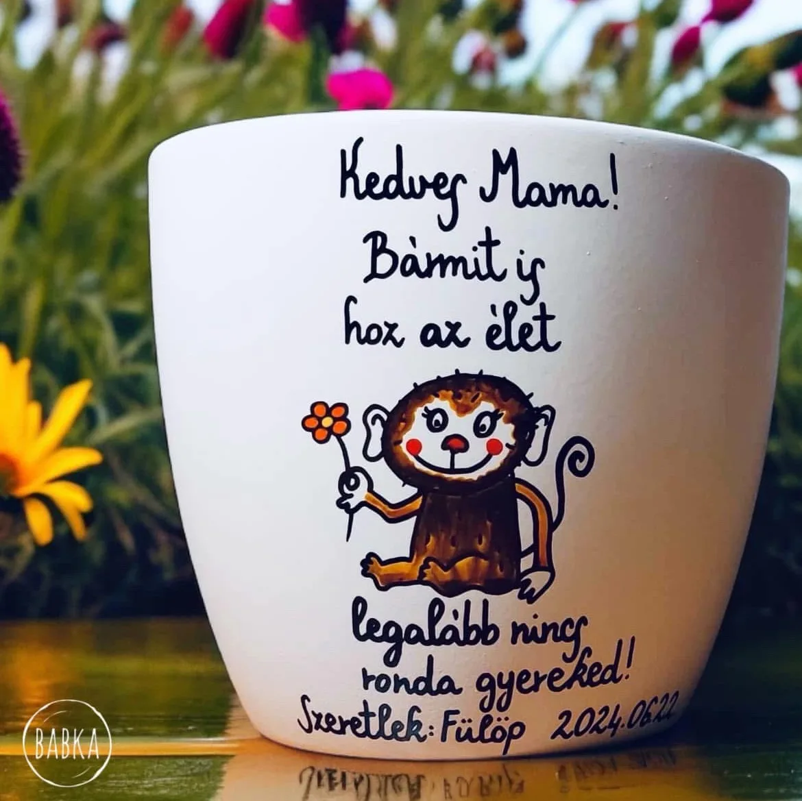 Mama kaspó (a szöveg módosítható)