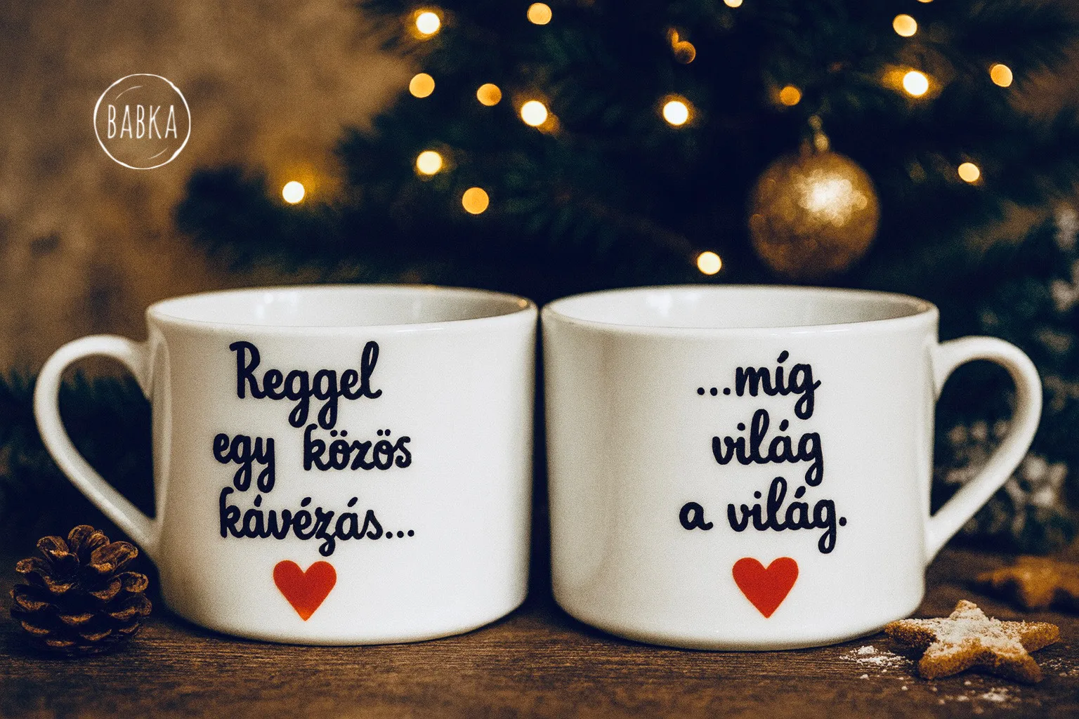 Míg világ a világ (páros csésze)