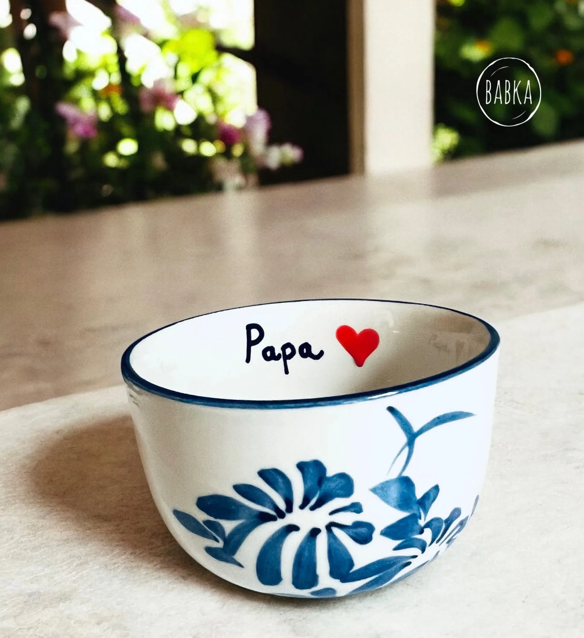 Papa (vintage porcelán csésze)