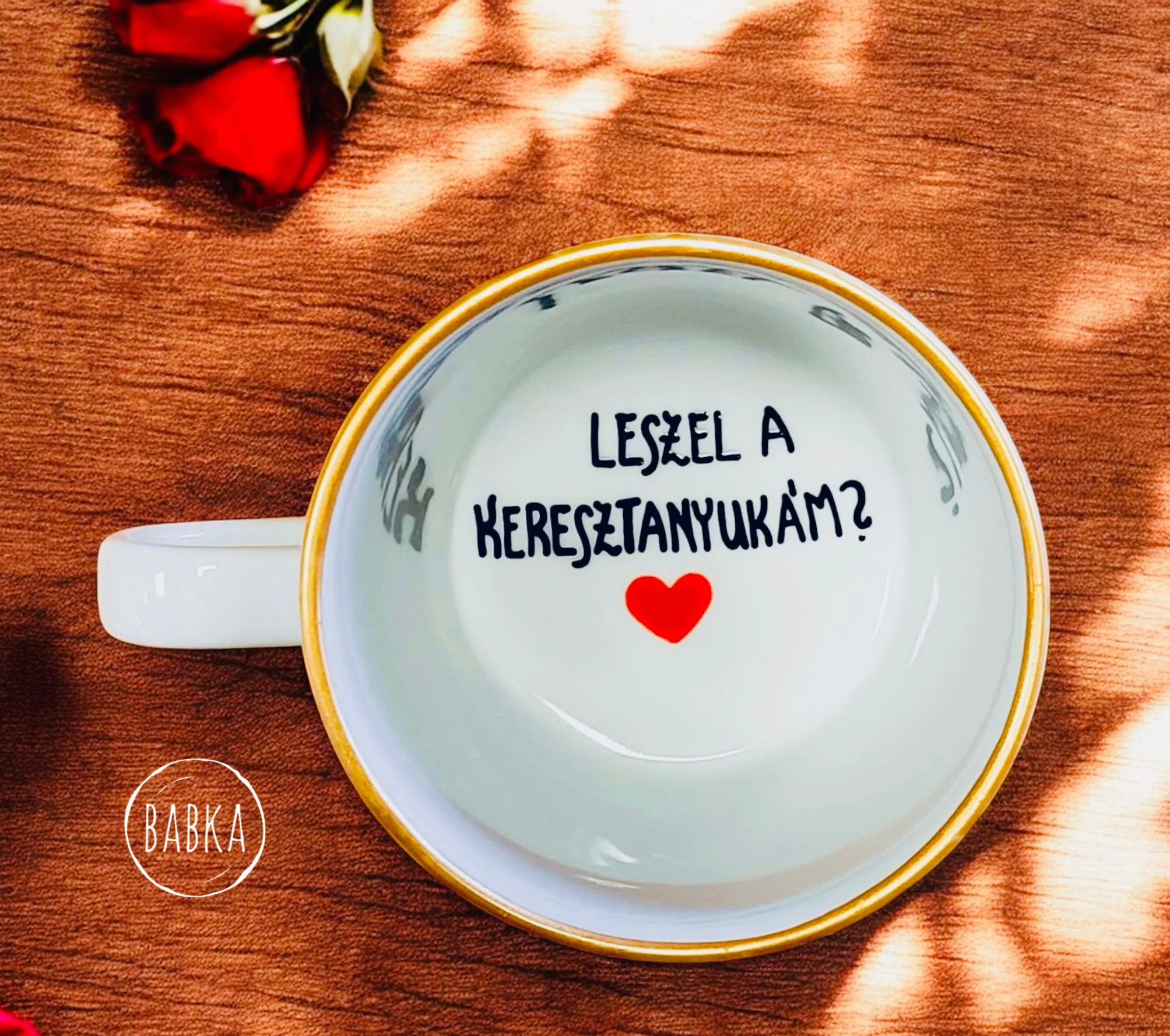 Keresztanya felkérő bögre
