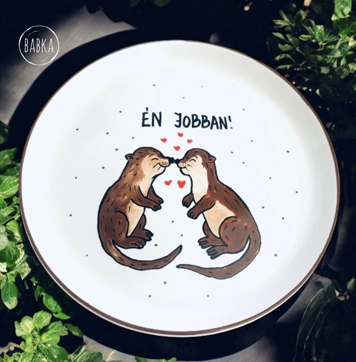 Vidraszerelem ( Én jobban!) - tányér