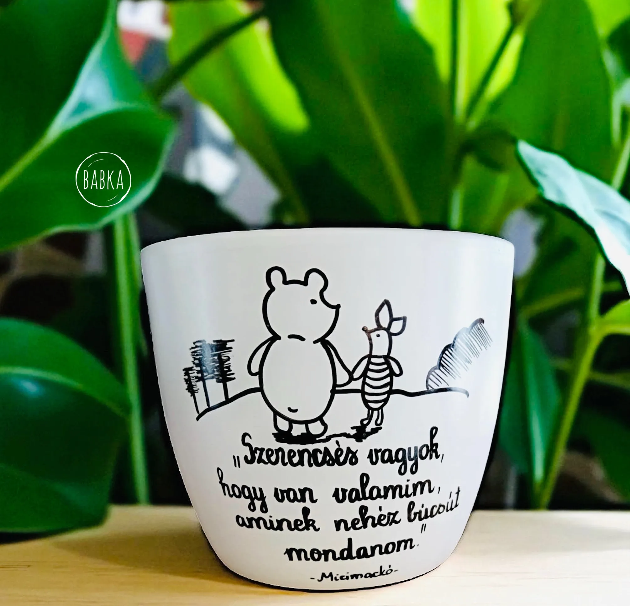 Micimackó  kaspó