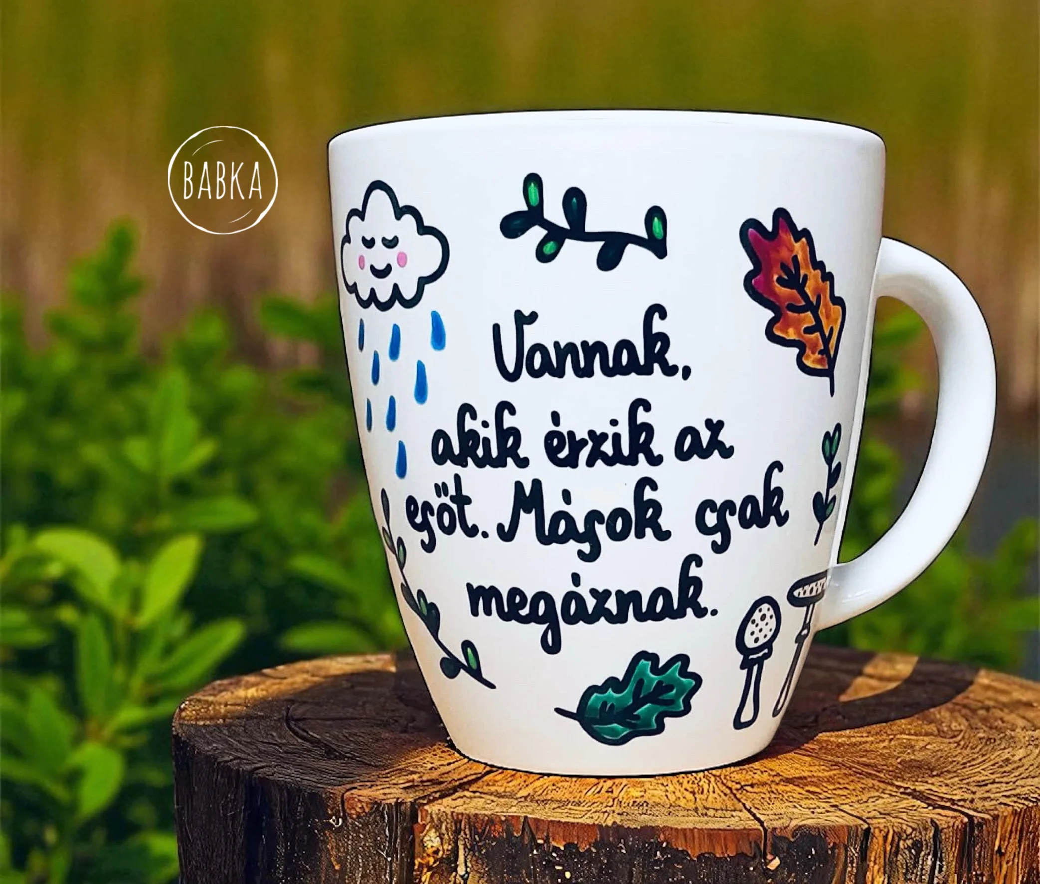 Vannak akik érzik az esőt (bögre)