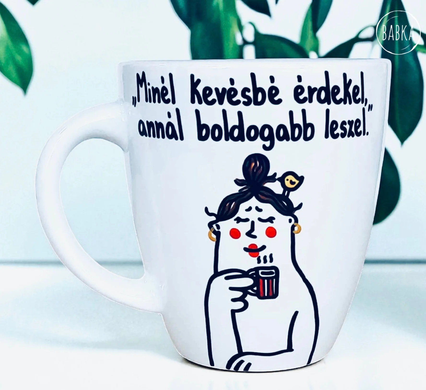 Minél kevésbé érdekel (bögre)