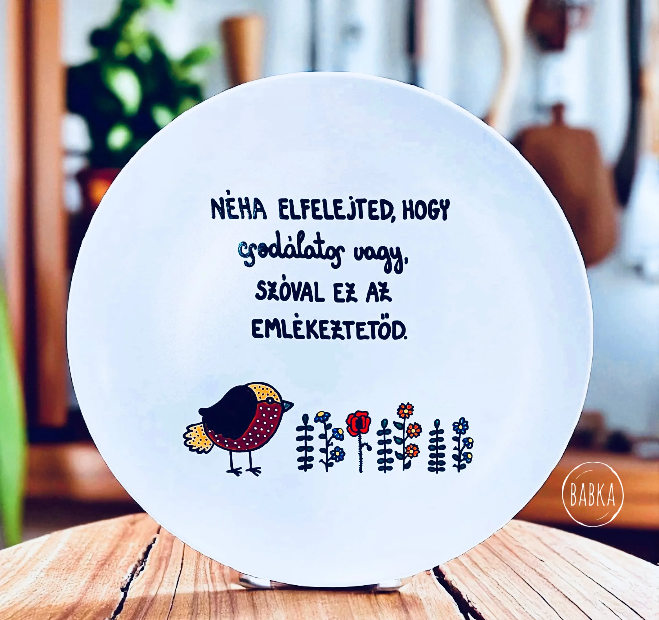 Csodálatos vagy!- tányér
