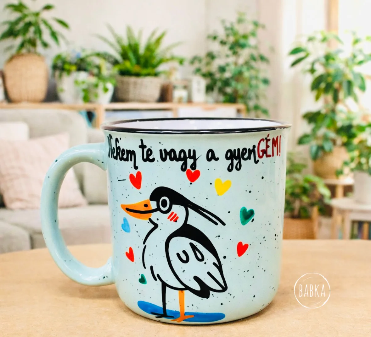 "Te vagy a gyenGÉM" bögre