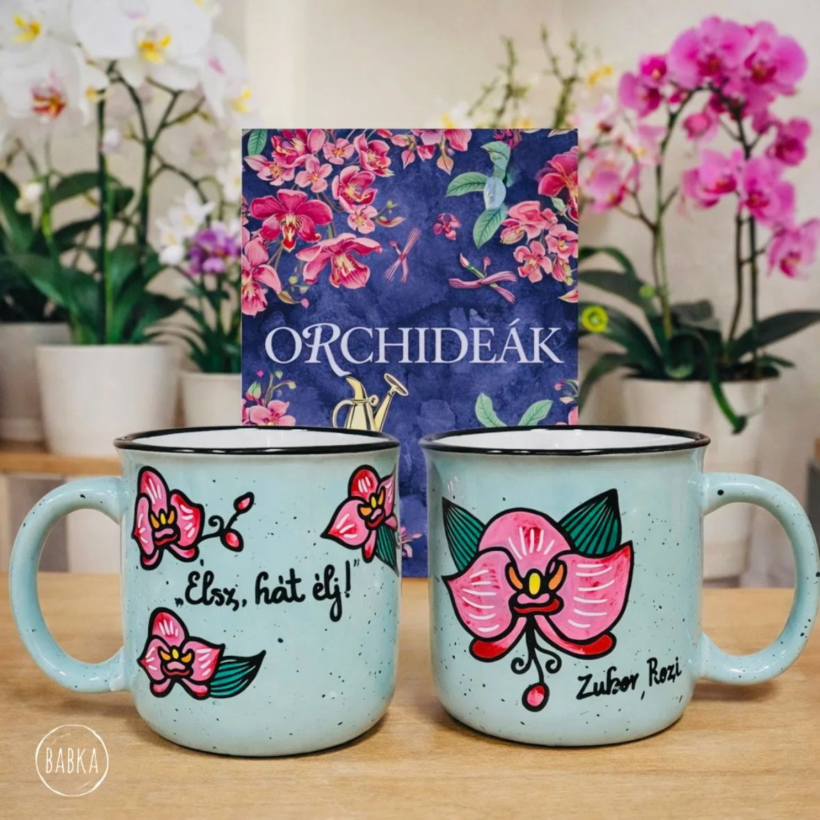 Orchideák (kétoldalas bögre) (Zubor Rozi) LIMITÁLT!