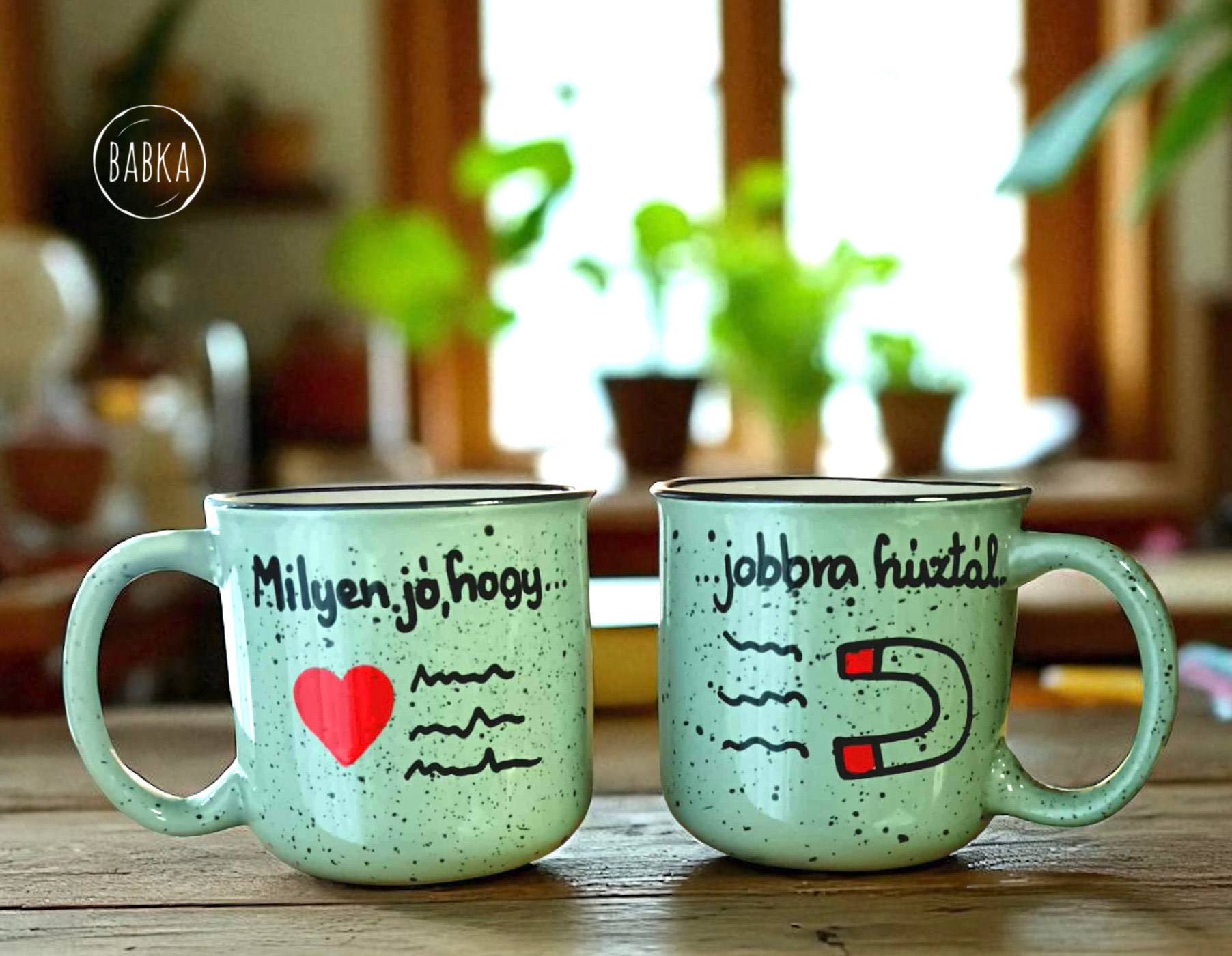Páros bögre – szerelem (Milyen jó, hogy jobbra húztál)