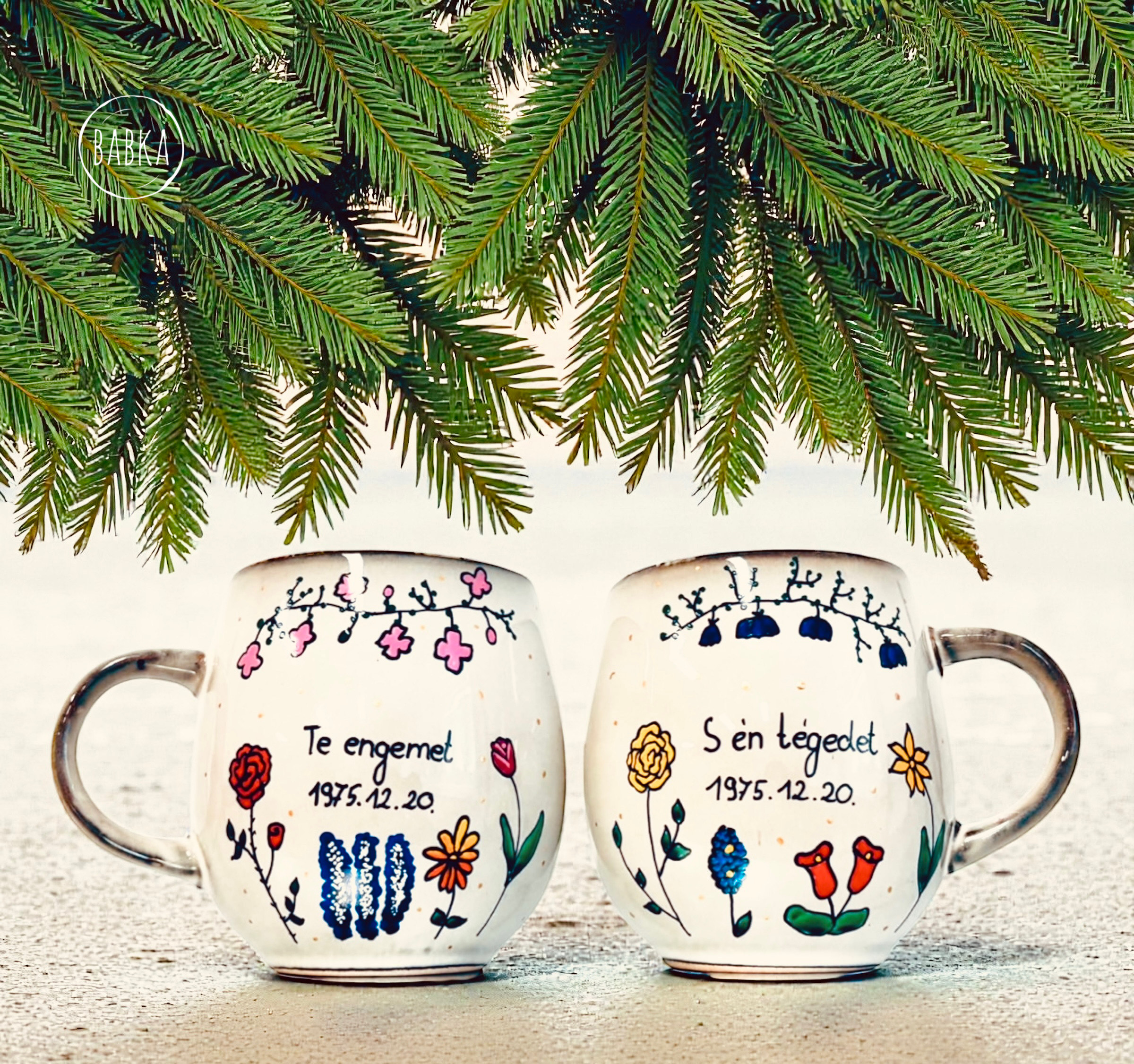 Páros bögre (4dl) (Te engemet, én tégedet.) (a dátum választható)