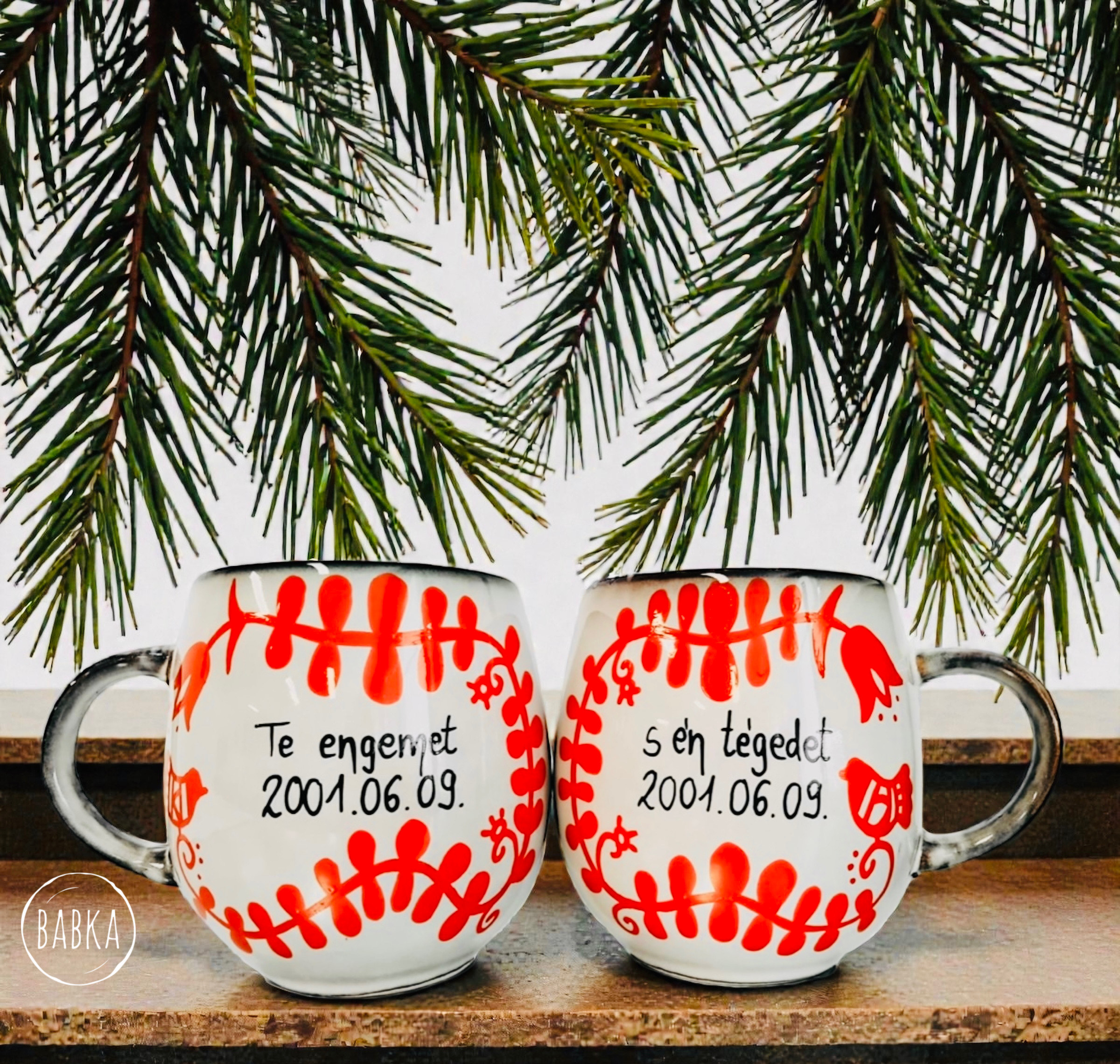 Páros bögre (4dl) (Te engemet, én tégedet.) (népi)