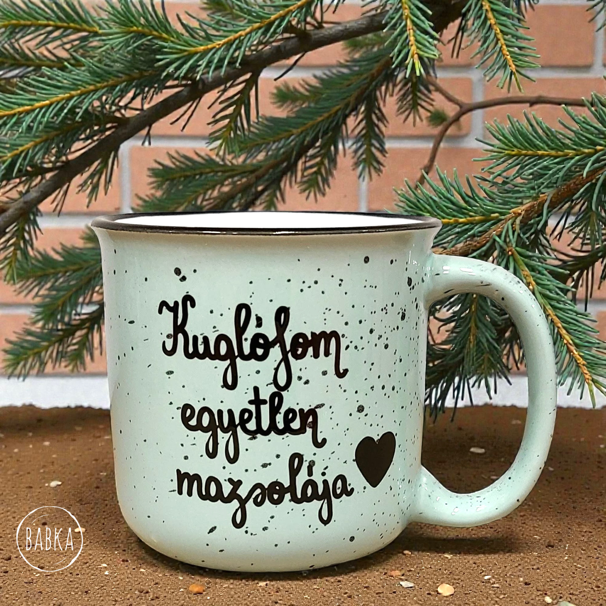 Kuglófom egyetlen mazsolája (bögre)