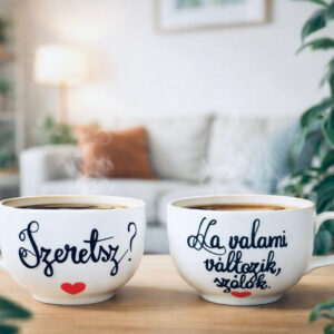 "Ha valami változik." (páros csésze) (2,6dl)