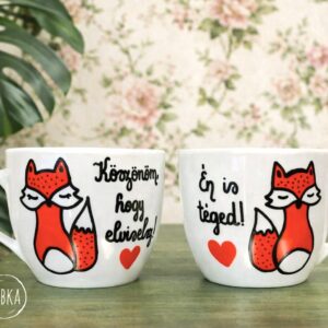Én is téged (rókás páros csésze)