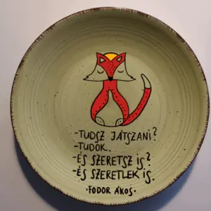 Fodor Ákos tányér