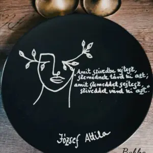 József Attila verses tányér - Nagy (27cm)