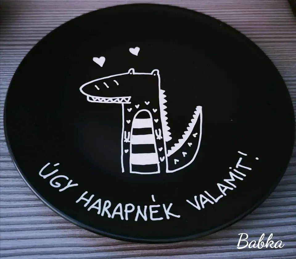 Desszertes tányérka