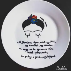 Desszertes Frida tányérka
