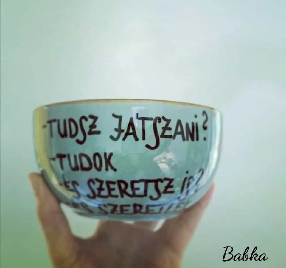 Fodor Ákos müzlis tálka