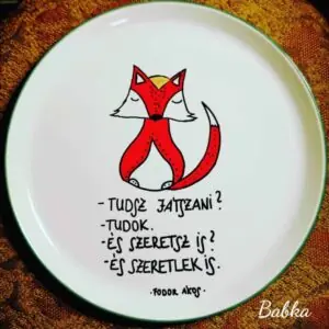 Fodor Ákos peremes tál