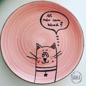 Cicás tányér