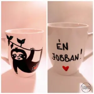 A lajhár jobban szeret - bögre