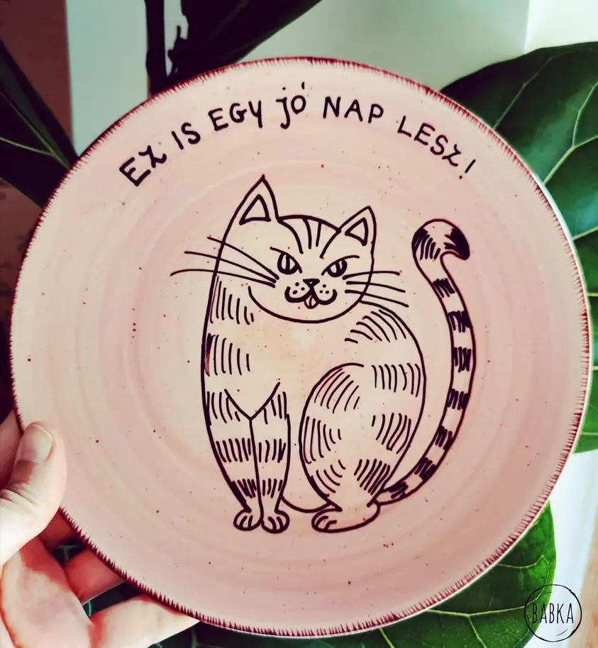 Ez is egy jó nap lesz! - tányér