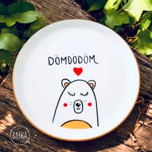 Dömdödöm (SZÍN A TÁNYÉR PEREMÉRE VONATKOZIK) - Türkizkék