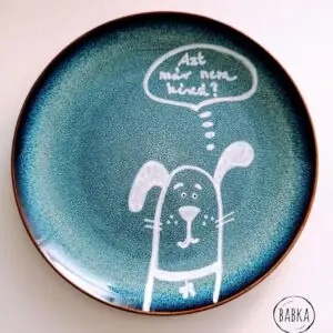 Kutyás tányér - Nagy (28cm)