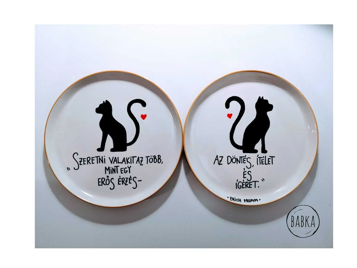 Páros tányér (SZÍN A TÁNYÉR PEREMÉRE VONATKOZIK)