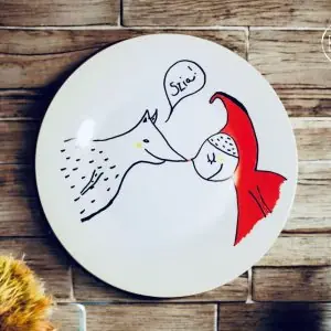 Piroska és a farkas tányér