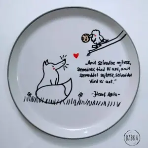 Szívedben (SZÍN A TÁNYÉR PEREMÉRE VONATKOZIK)