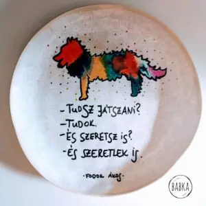 Fodor Ákos tányér