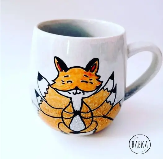 A kilencfarkú róka  bögre