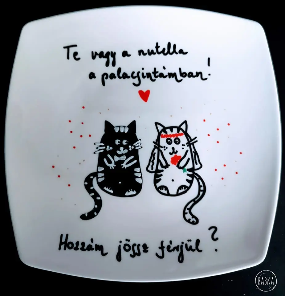 Hozzám jössz? - Tányér