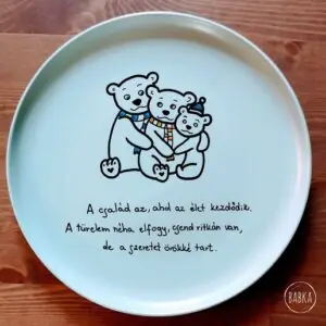 Család tányér (27cm)